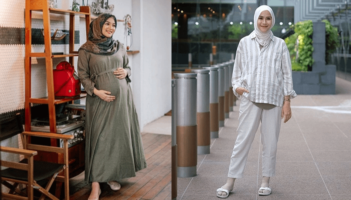 fashion stylish untuk ibu hamil
