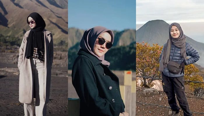 8 Inspirasi OOTD ke Gunung Bromo dengan Hijab yang Stylish dan Nyaman