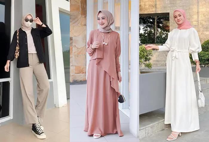 tips padu padan hijab mocca